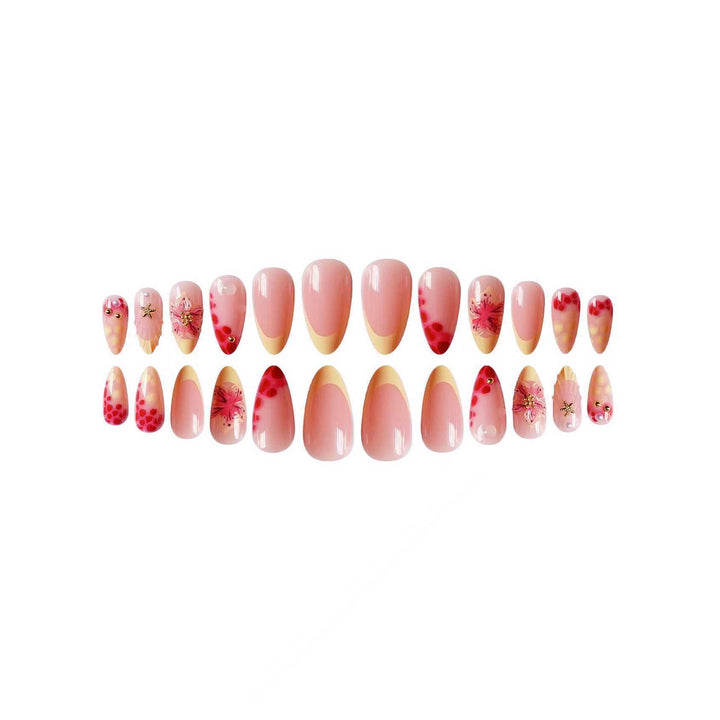 Floral 3D Nail Art Extensions Bowlift