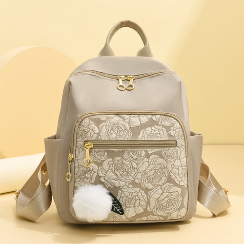 Chic Embroidered Backpack Bowlift
