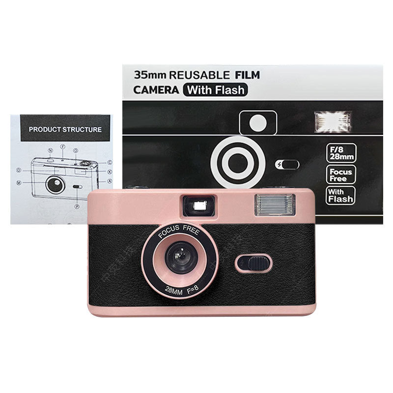 Reusable Film Camera with Flash Bowlift