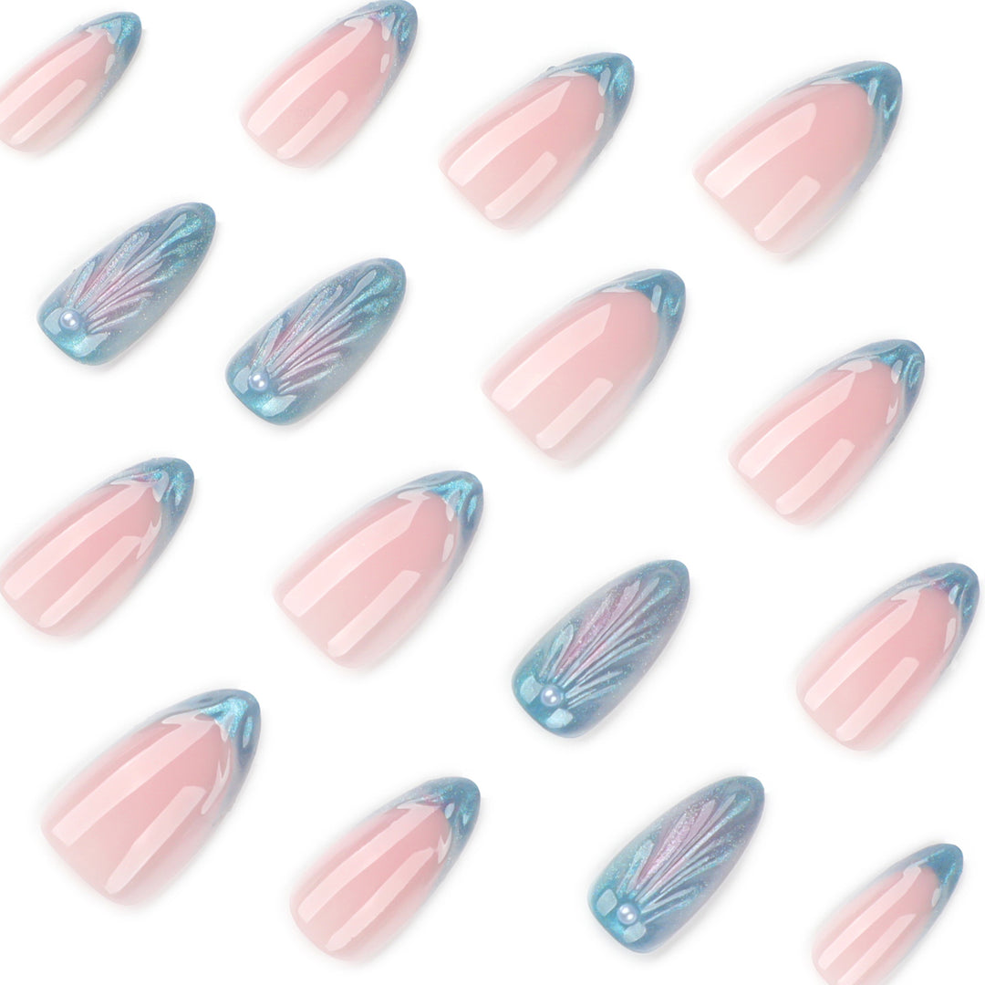 Artful Nail Art with Holographic Accents Bowlift