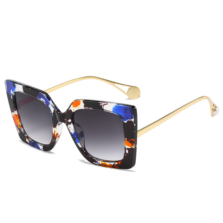 Oversized Geometric Fashion Sunglasses Bowlift