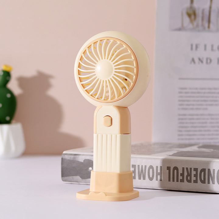 Women's portable USB fan with adjustable head Bowlift