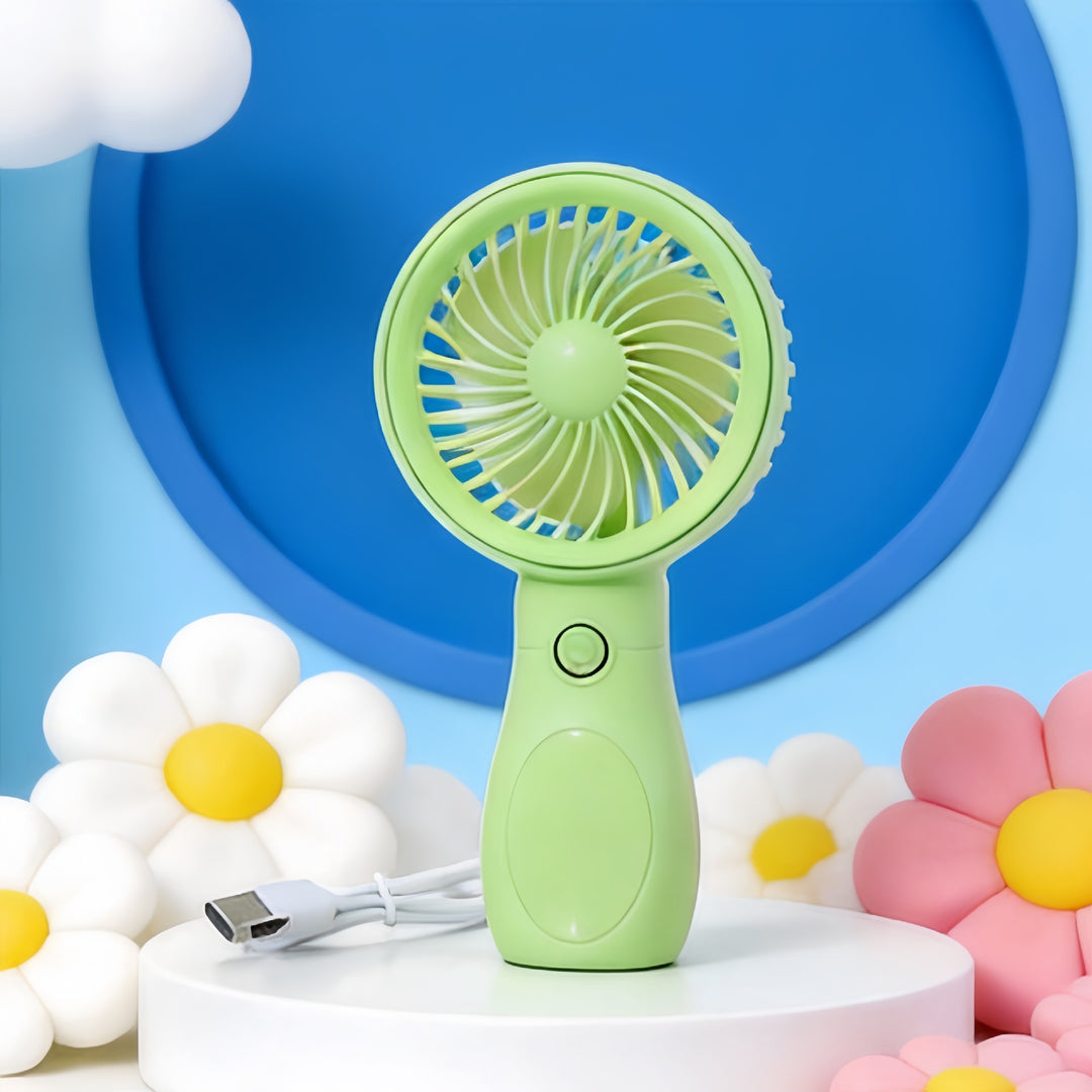 Women's portable handheld fan with USB connection Bowlift