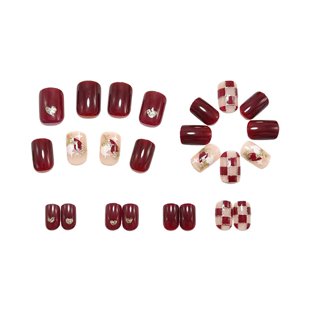 Creative Nail Art Set with Glamorous Patterns Bowlift