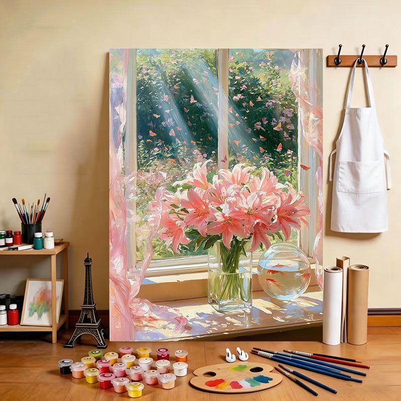 Artistic Floral Still Life Painting Kit Bowlift