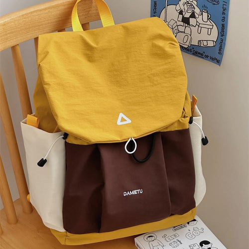 Stylish Multi-Pocket Drawstring Backpack