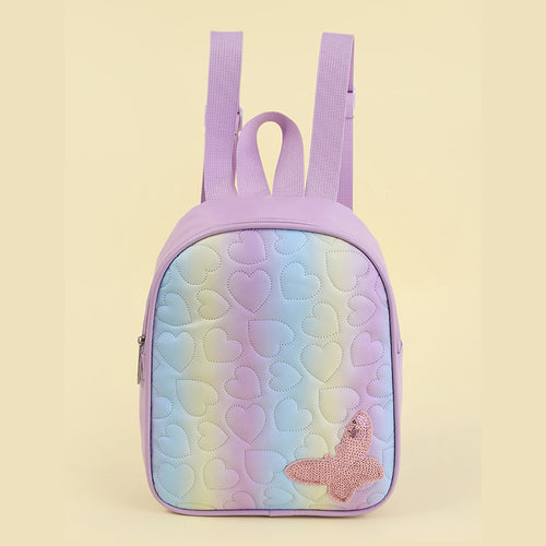 Mini backpack with heart pattern Bowlift