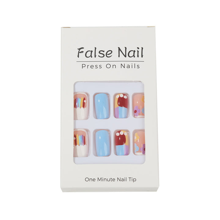 Creative Nail Art Set with Colorful Designs Bowlift