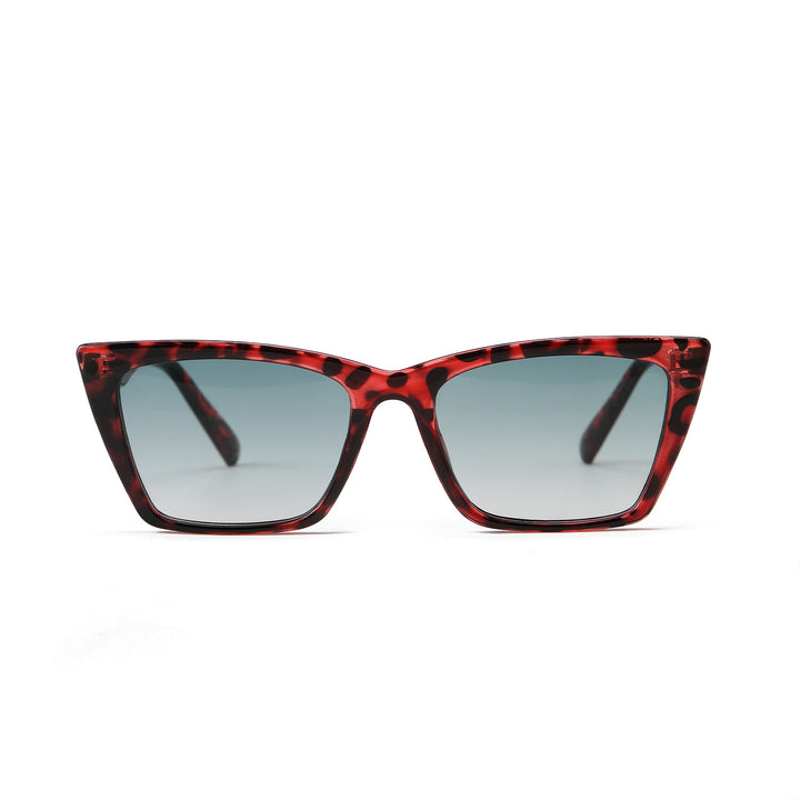 Ladies Cat-Eye Sunglasses with Unique Angular Frame Bowlift