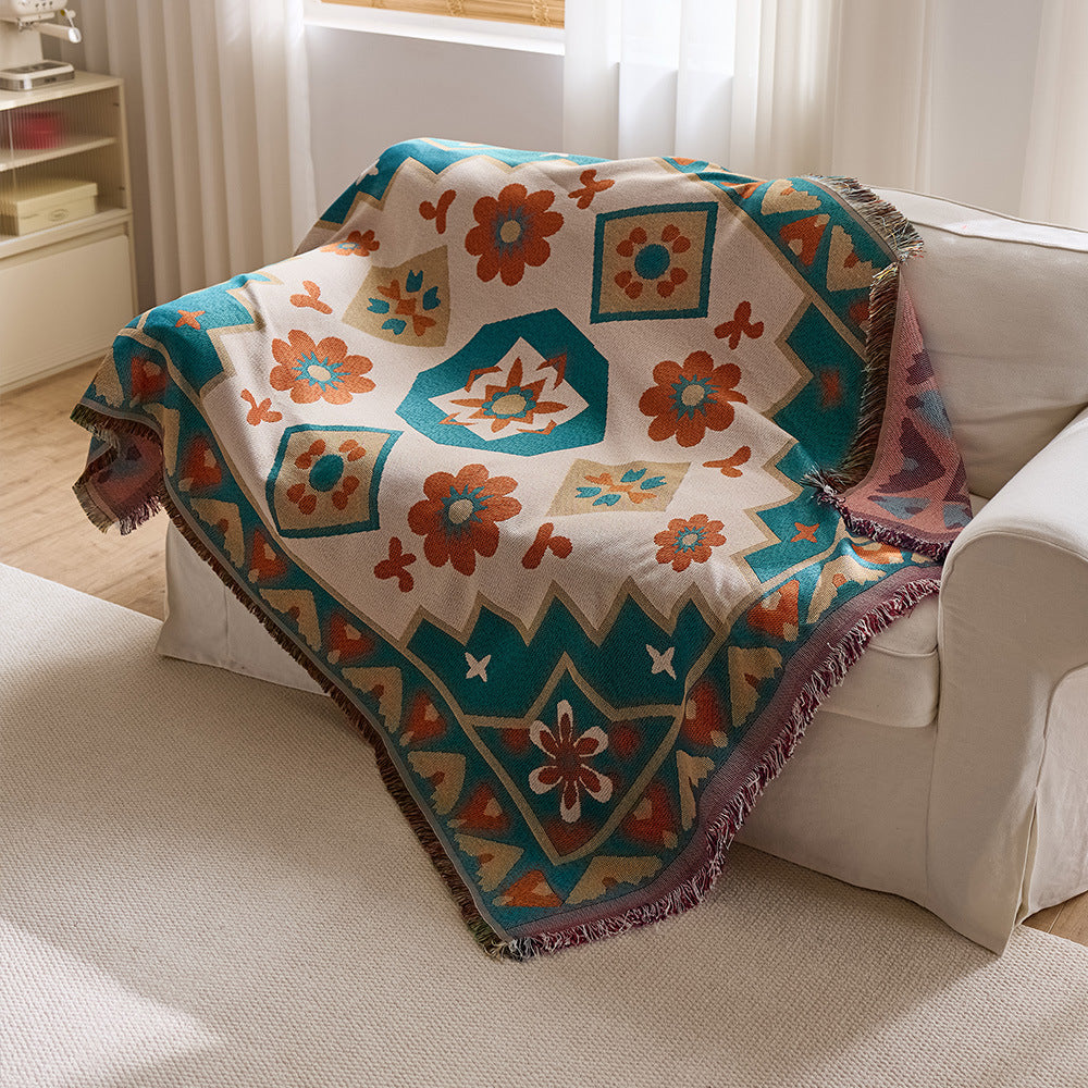Playful Cartoon Character Throw Blanket