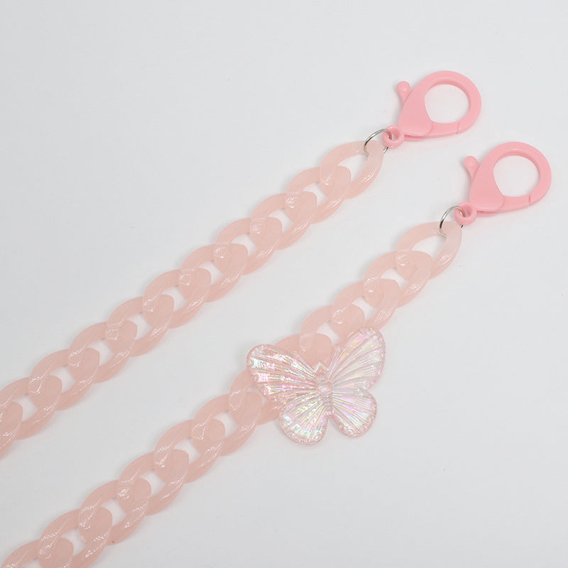 Decorative Butterfly Eyewear Chain Bowlift