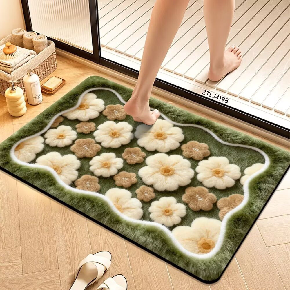 Decorative Bath Mat Bowlift