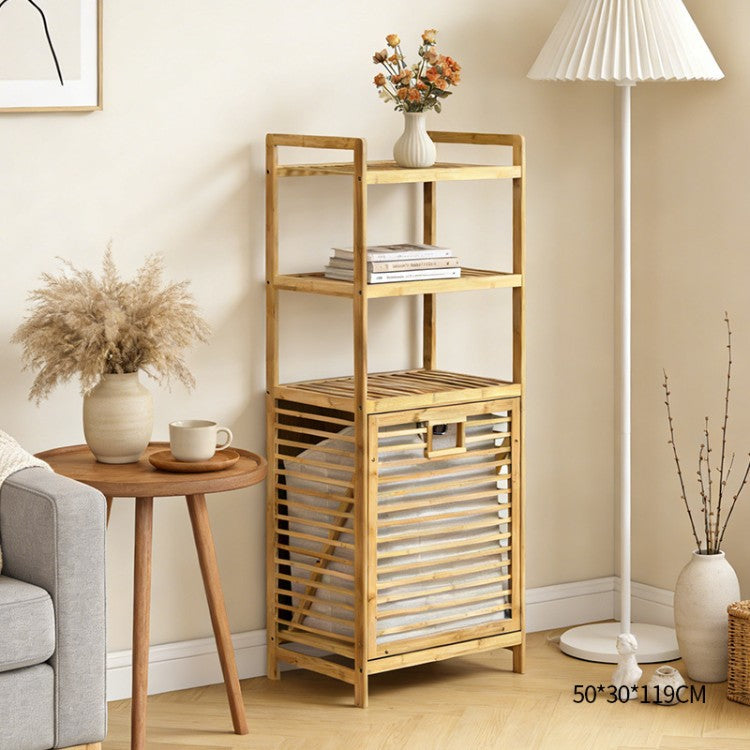 Laundry shelf with baskets Bowlift