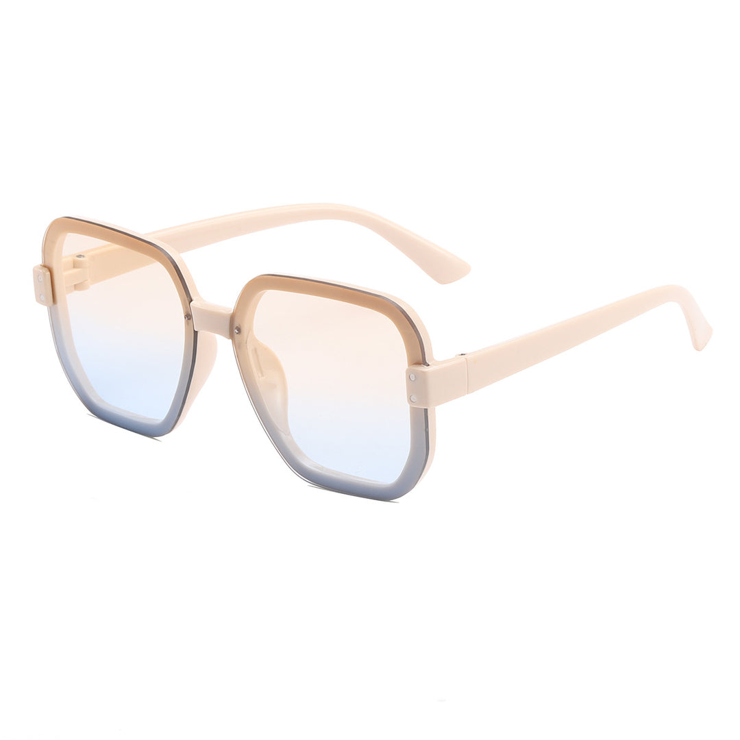 Ladies fashionable square sunglasses with gradient lenses Bowlift