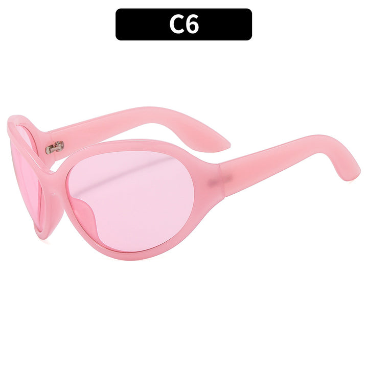 Aerodynamic Oversized Sport Sunglasses