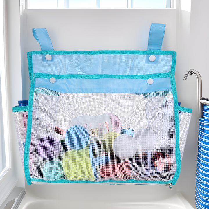 Mesh storage bag with multiple compartments Bowlift