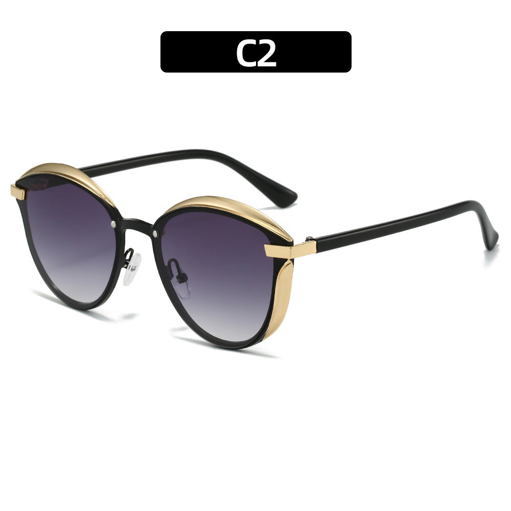 Women's sunglasses with luxurious metal frame and harmonious contour Bowlift