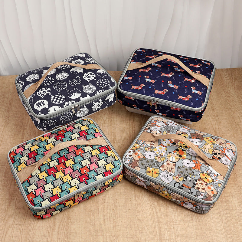 Insulated Animal-Themed Lunch Carrier Bowlift