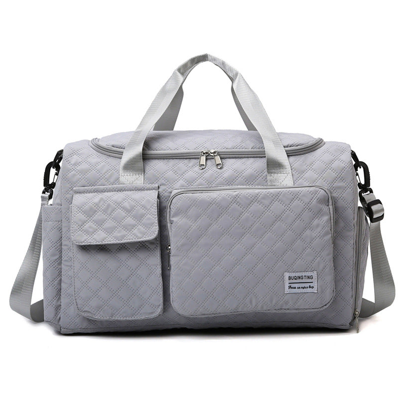 Multifunctional Sports Duffel Bag With Integrated Organizer Pockets Bowlift