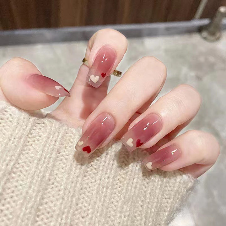 Premium Glitter Ombre Press-On Nail Set Bowlift