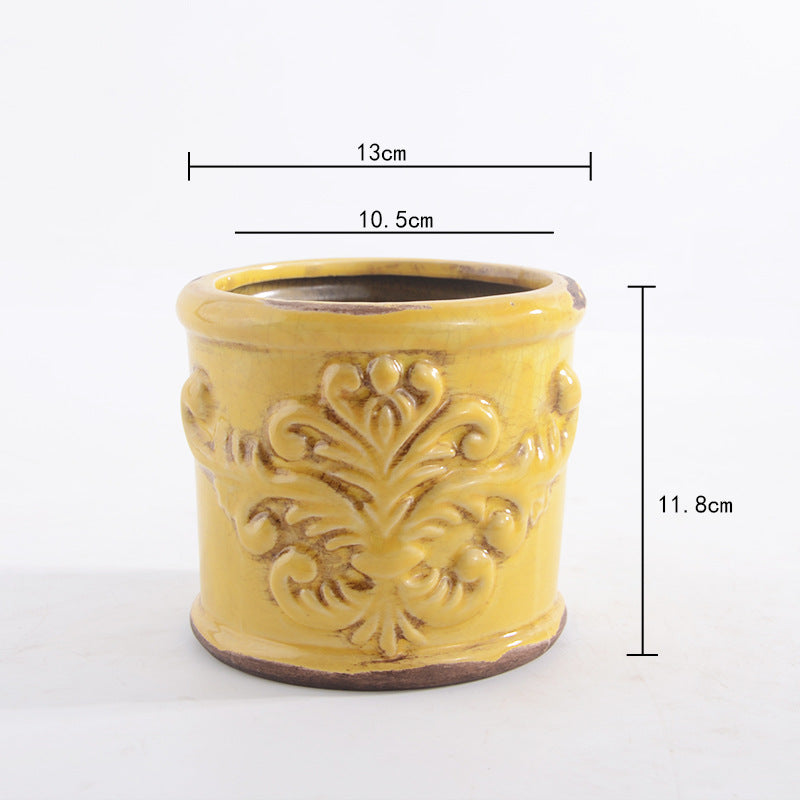Elegant ceramic flower pot Bowlift