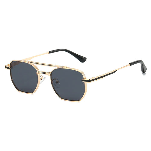 Ladies stylish sunglasses with luxurious geometric frame and UV protection Bowlift