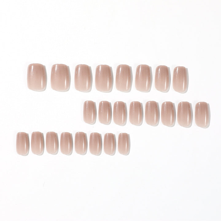 Glossy Square Nail Extensions Bowlift