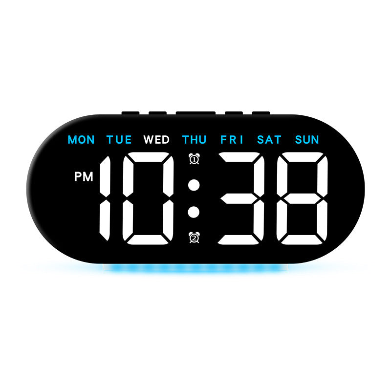 Digital Multi-Function Alarm Clock with Large Digits Bowlift