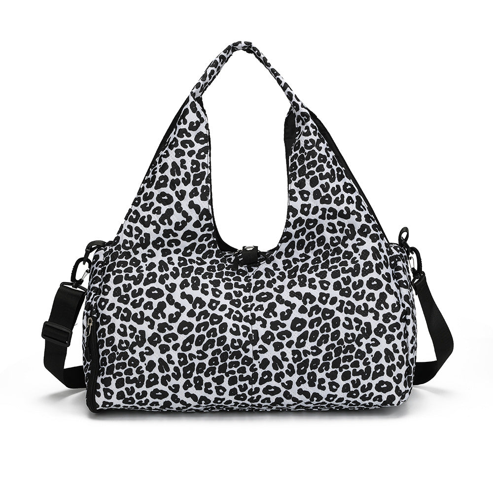 Floral Pattern Quilted Shoulder Bag Bowlift