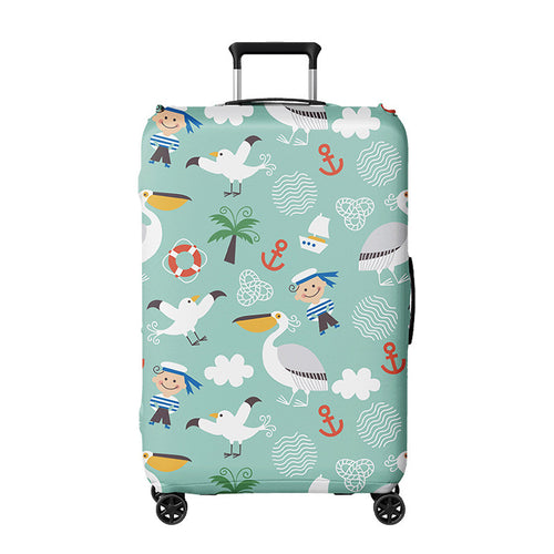 Unisex Hard-shell suitcase with cheerful pirate motif Bowlift