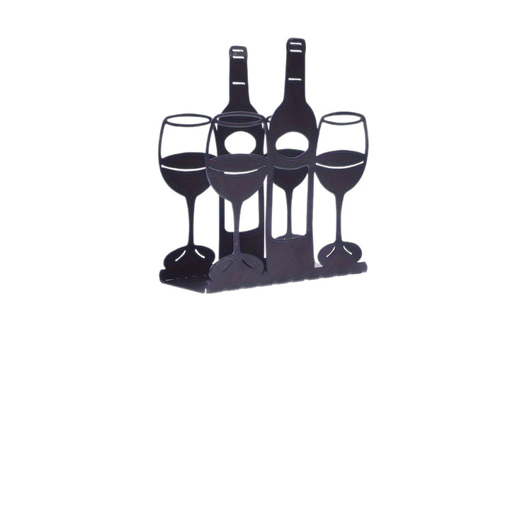 Decorative Wine Glass and Bottle Holder