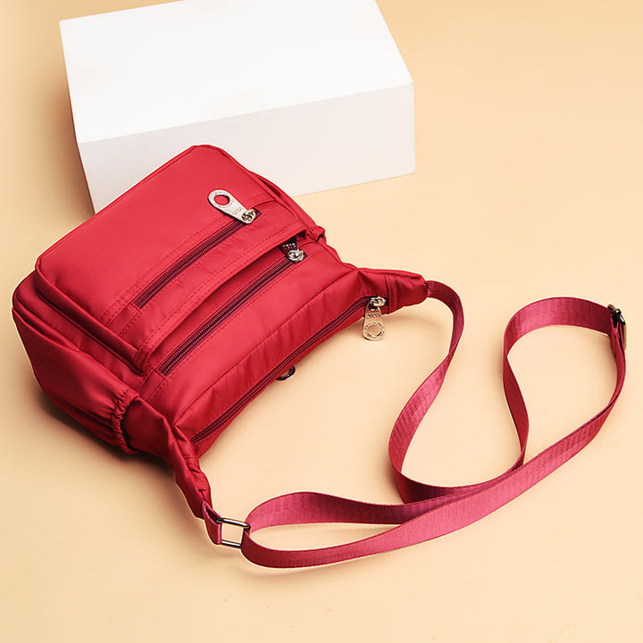 Multi-Zipper Crossbody Organizer Bag Bowlift
