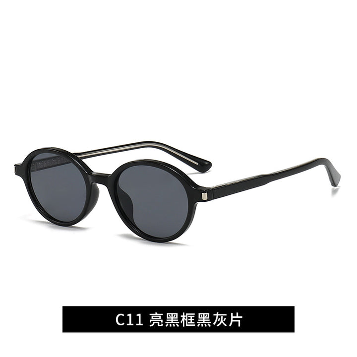 Women's fashionable sunglasses with curved frame Bowlift