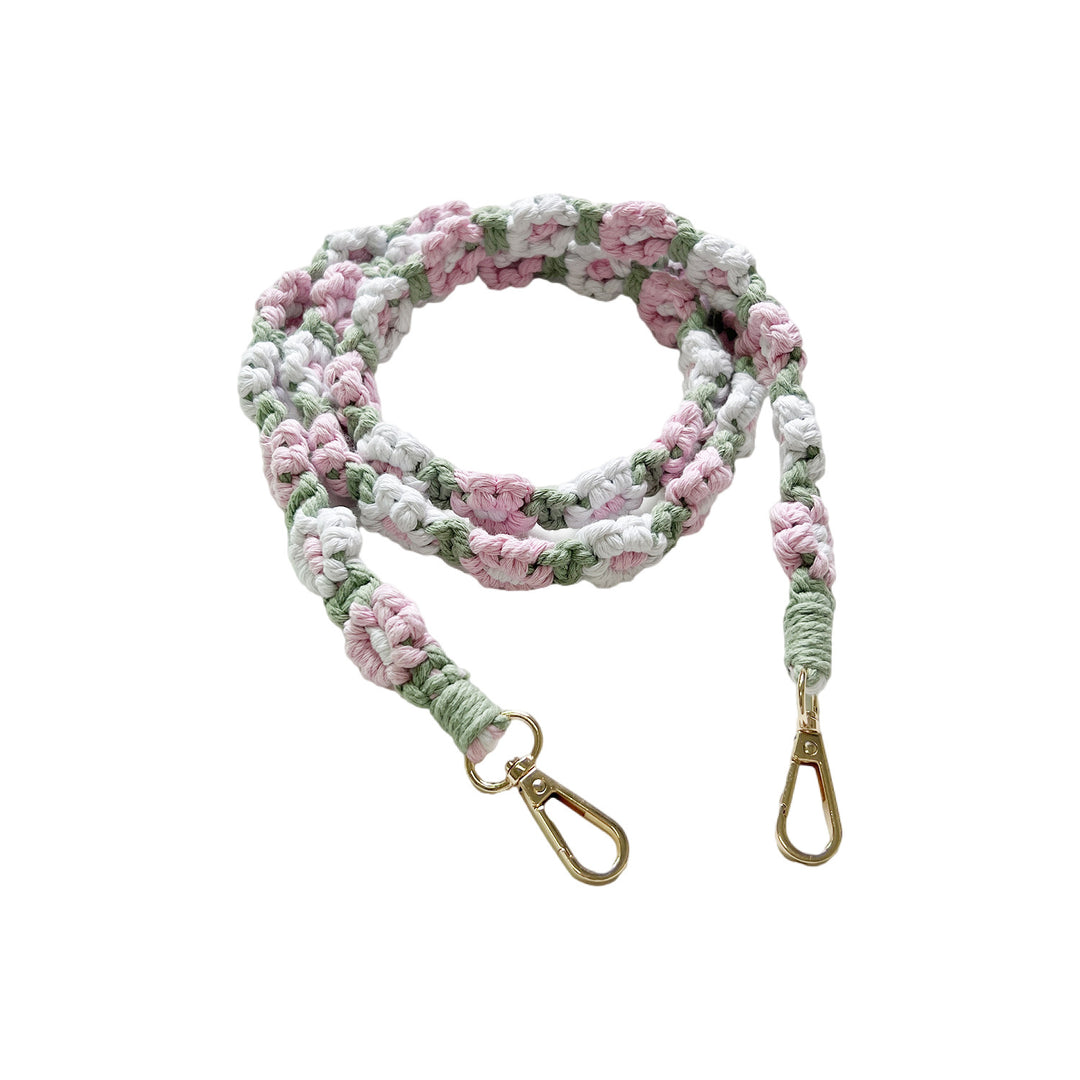 Handcrafted Macrame Pet Leash Bowlift