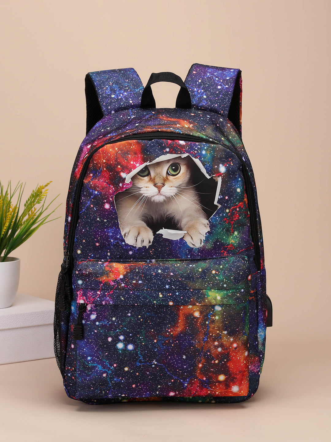 Cat-Themed Adventure Backpack Bowlift