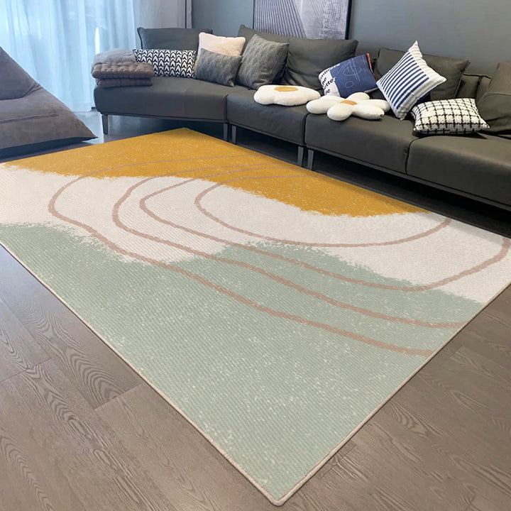 Abstract Pattern Area Rug Bowlift