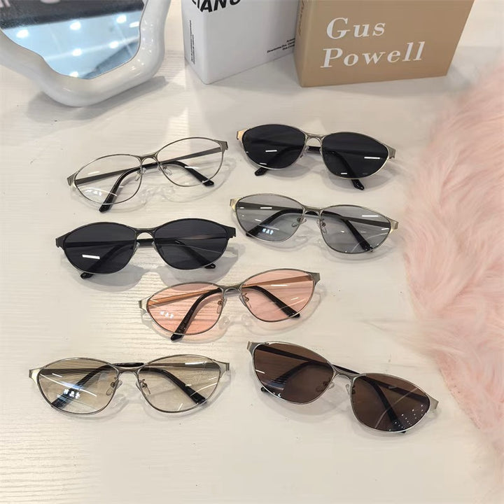 Fashionable Metal Sunglasses in Modern Design Bowlift