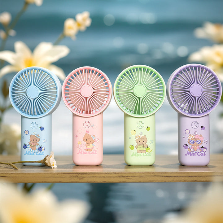 Ladies portable handheld fan with cute design Bowlift