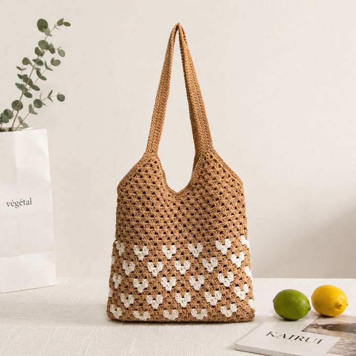Sustainable and Handmade Macrame Shoulder Bag Bowlift