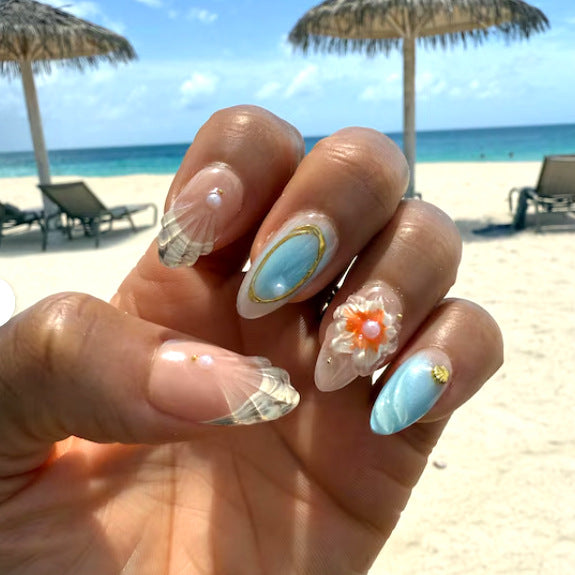 Animal-Inspired Press-On Nail Art Set Bowlift