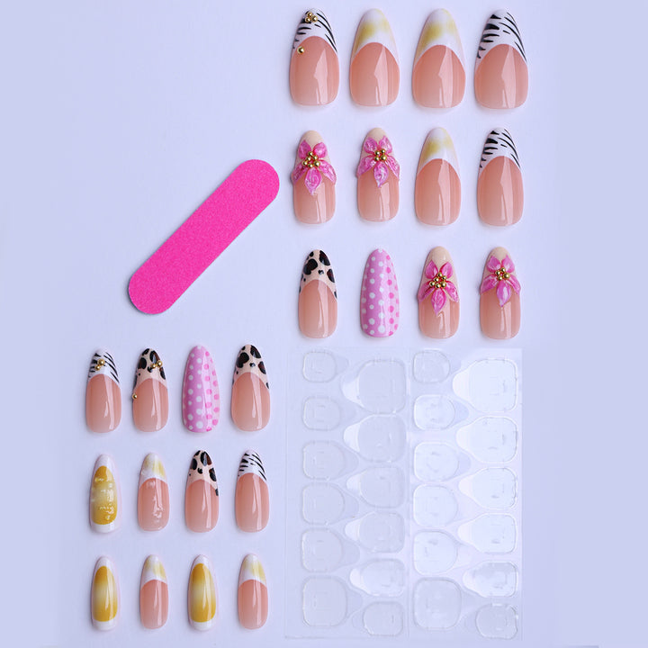 Artful nails with floral and animal designs Bowlift