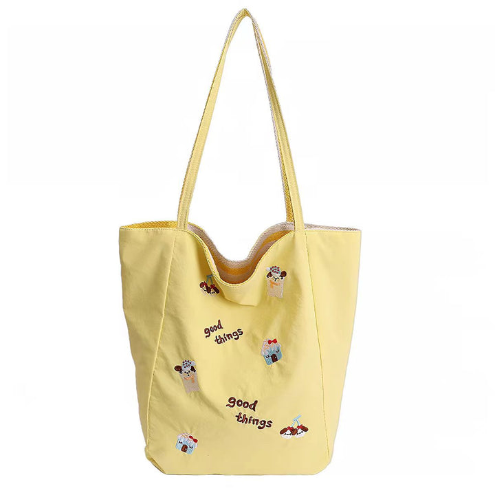 Embroidered Casual Tote Bowlift