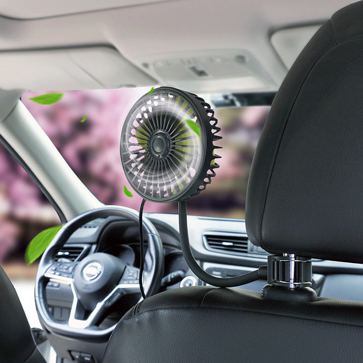 Unisex Flexible Car Ventilation Fan Bowlift