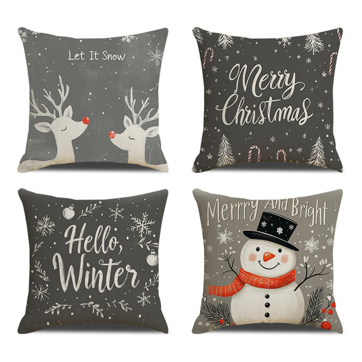 Cozy Christmas Decorative Throw Pillow