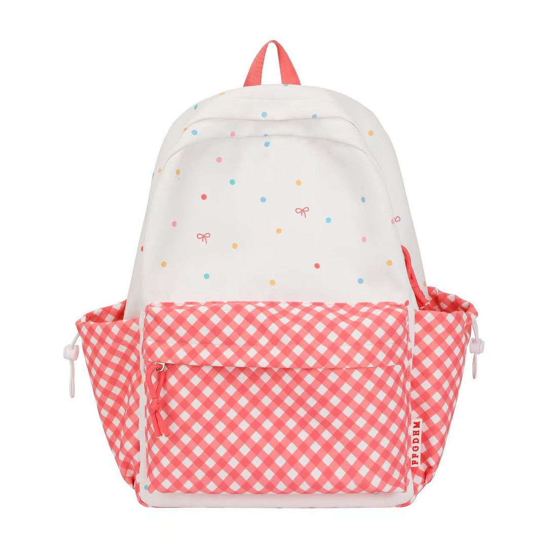 Cute Polka Dot Design Backpack Bowlift