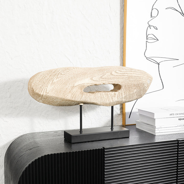 Contemporary Wooden Decorative Sculpture