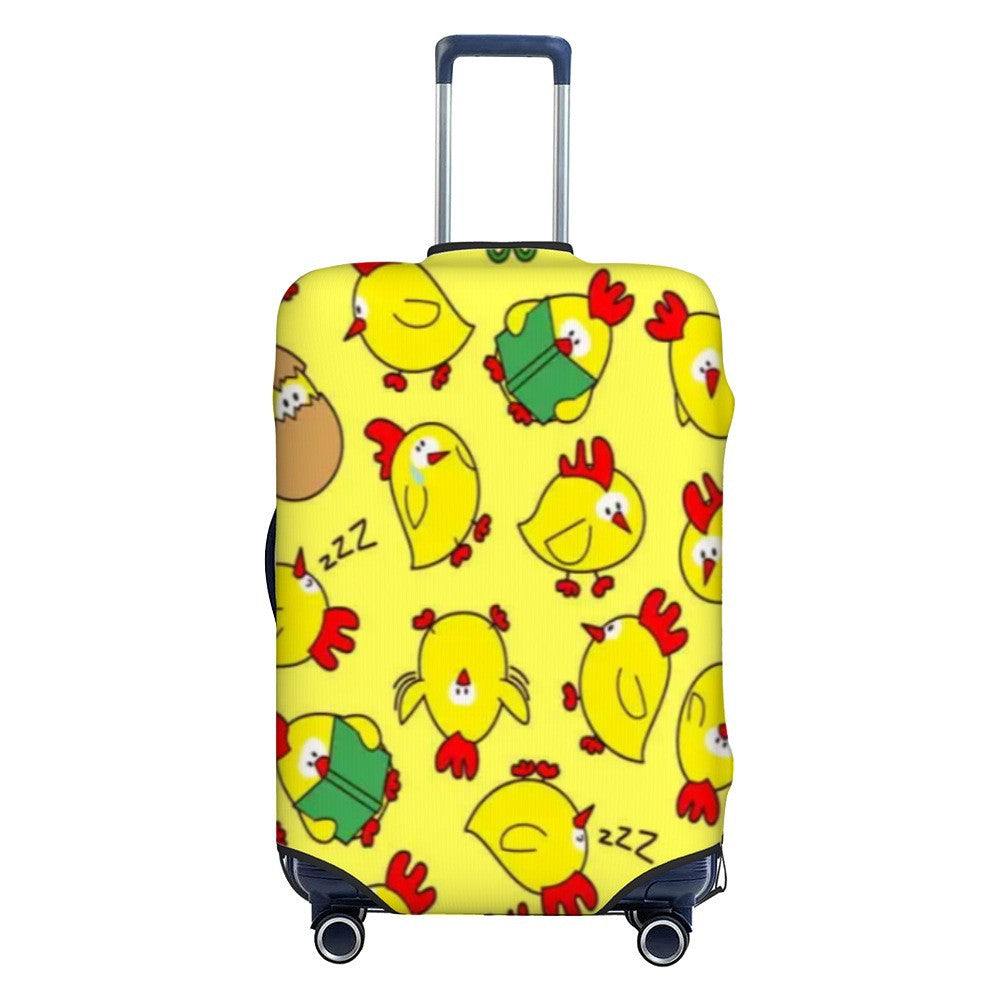 Unisex stretch suitcase cover with elastic fabric, zipper opening and cute pattern Bowlift