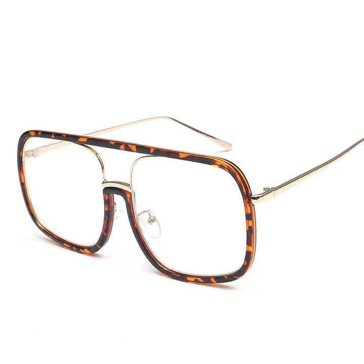 Women’s Fashion Glasses Frame with Oversized Rectangle Design Bowlift