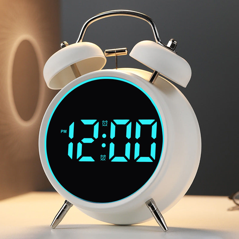 Digital alarm clock with alarm and temperature display Bowlift