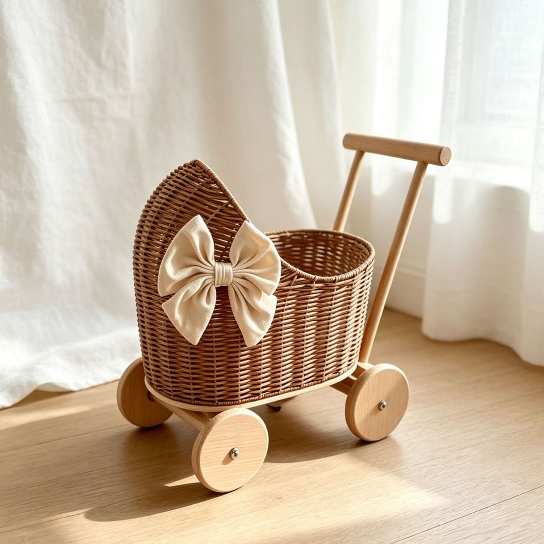 Playful Toy Cart On Wheels Bowlift